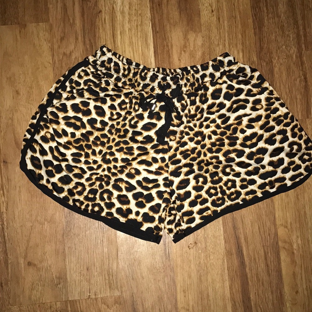 Leopard shorts, dress up or down!